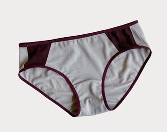 Merino Wool Panty Brief: Fleur d'Eve Underwear, Econica (Size Small/Medium)