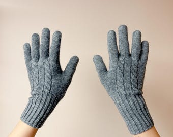 Cashmere Merino Wool Winter Gloves | 5 Colors | Fleur d'Eve by Econica