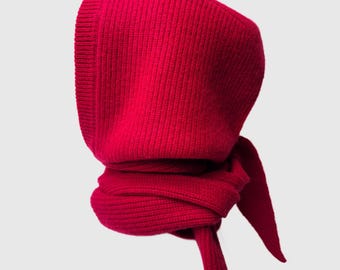 Cashmere Hooded Scarf | 5 Color | Cashmere Head Scarf