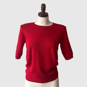 Frauen Wolle T-Shirt Top | Weicher und leichter Pullover aus 100% Merino-Merino mit kurzen Ärmeln | 9 Farben
