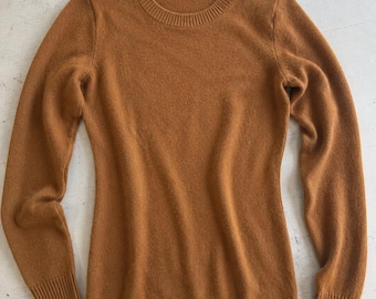Merino Wool Long Sleeve Top Women, Lightweight Wool Sweater, Crewneck Knit Pullover, 100% Natural Wool, Soft Layering Shirt