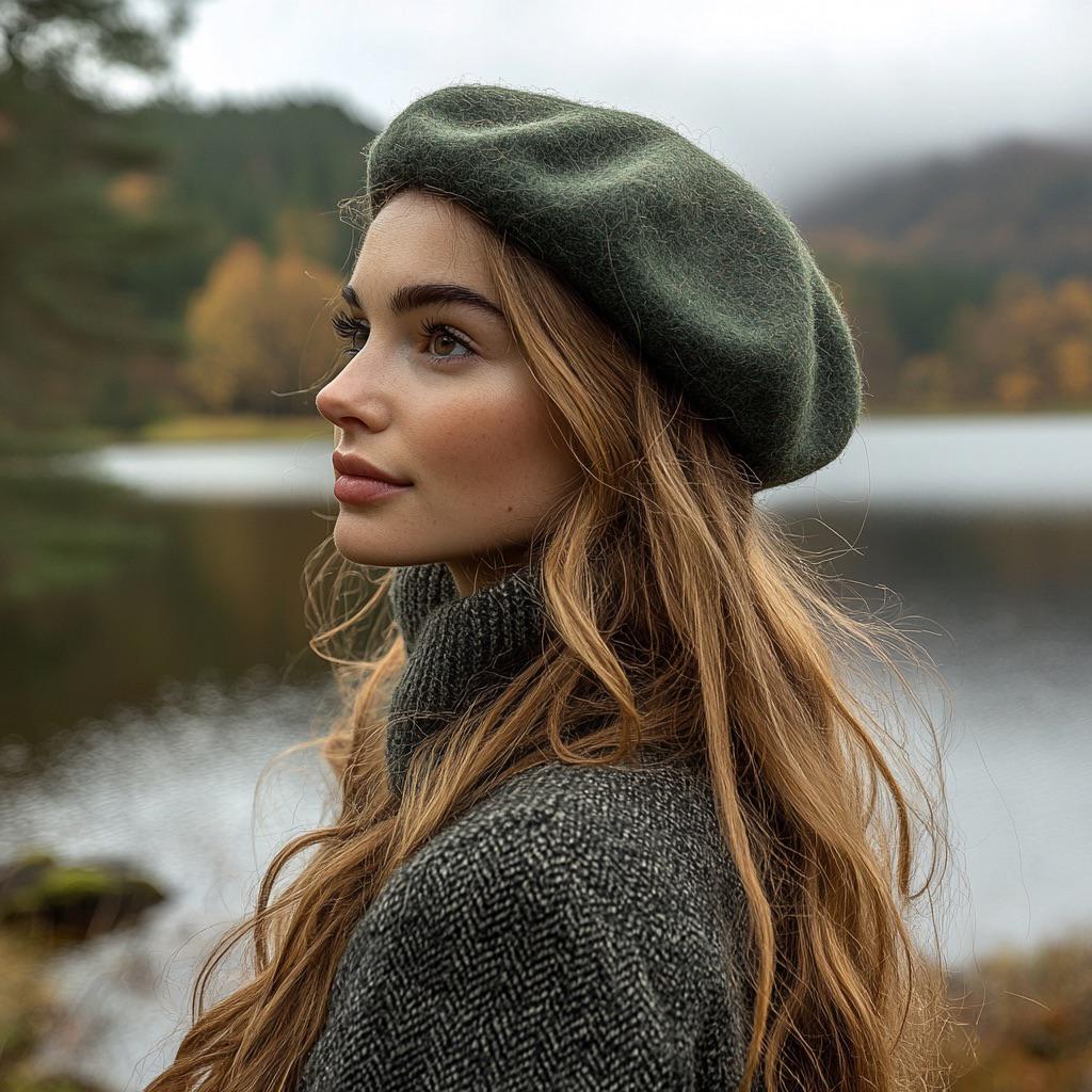 Olive Green Beret - Etsy