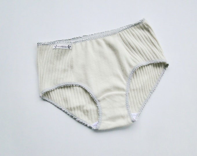 100 % Cashmere Panties in off White Ready to Ship in Size - Etsy
