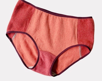 Cashmere wool underwear brief Women's Medium | Ready to ship cashmere lingerie | Fleur d'Eve by Econica