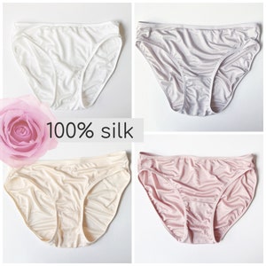 100% silk underwear | women's silk panty briefs | silk bikini panties for women