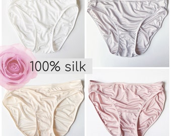 100% silk underwear | women's silk panty briefs | silk bikini panties for women