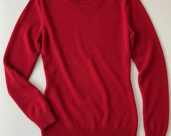 Superfine Merino Wool Sweater, Women’s Lightweight Crewneck, Pure Wool Knit Pullover, Soft Layering Top, Minimalist Wool Clothing