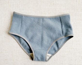 Cashmere classic women's underwear brief Large | Ready to ship | Fleur d'Eve by Econica