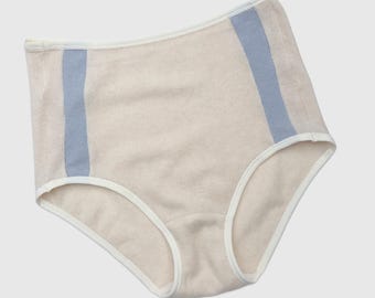 Full Coverage Cashmere Underwear, Cashmere panties Large | Women's handmade French brief