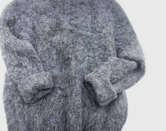Warm Alpaca Wool Knit Sweater