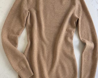 Women’s Merino Knit Sweater, 100% Wool Crewneck Pullover, Lightweight Wool Top, Soft Long Sleeve Sweater, Everyday Fall Clothing