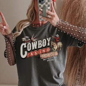 Vintage Rodeo Shirt, Retro Western Shirt, Country Music Outfit, Comfort Colors T-Shirt, Retro Western Shirt, Cowgirl Gift, Country Concert