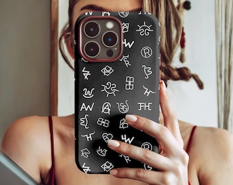 Western iPhone 17  Case, Galaxy S24 Case, Cattle Brand Western Phone Case, Cowgirl Phone Case, Vintage Rodeo Protective Phone Cover Max Pro