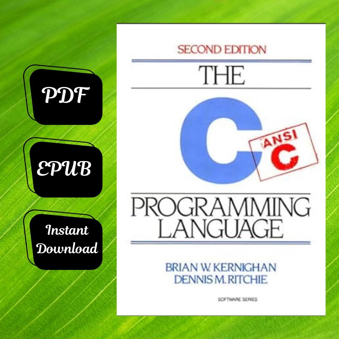 C Programming Language 2nd Edition - Etsy