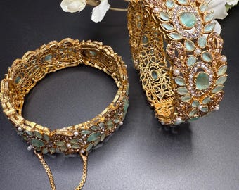Armreifen, pakistanische Armreifen, indische Armreifen, pakistanische Schmuck, indischer Schmuck, indische Hochzeit Armreifen, Bollywood Schmuck.