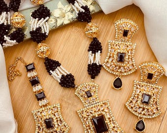 Necklace mala set Pakistani Indian bridal jewelry, Bollywood Jewelry, Sabyasachi Bollywood jewelry