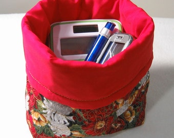 Mini bag -- Christmas Chrysanthemums
