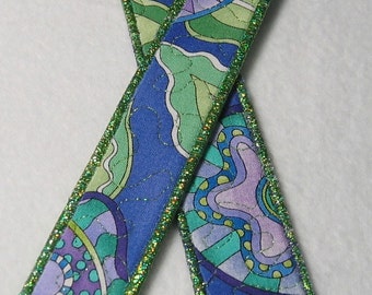 Green and purple bookmark