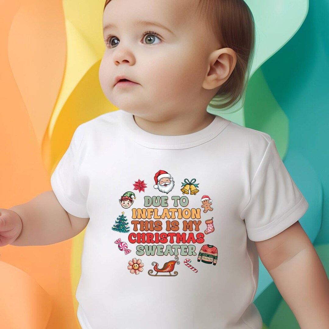 Due to Inflation This is My Christmas Sweater Shirt, Funny Reindeer ...