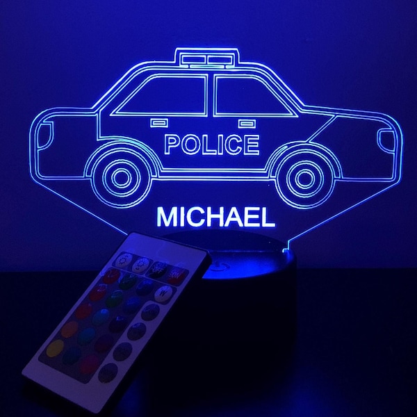 Lampe LED personnalisée pour voiture de police