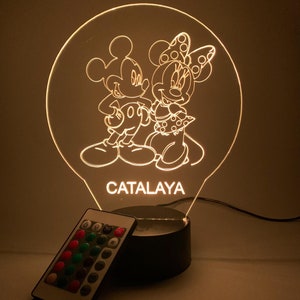Kids Character LED Personalized Lamp