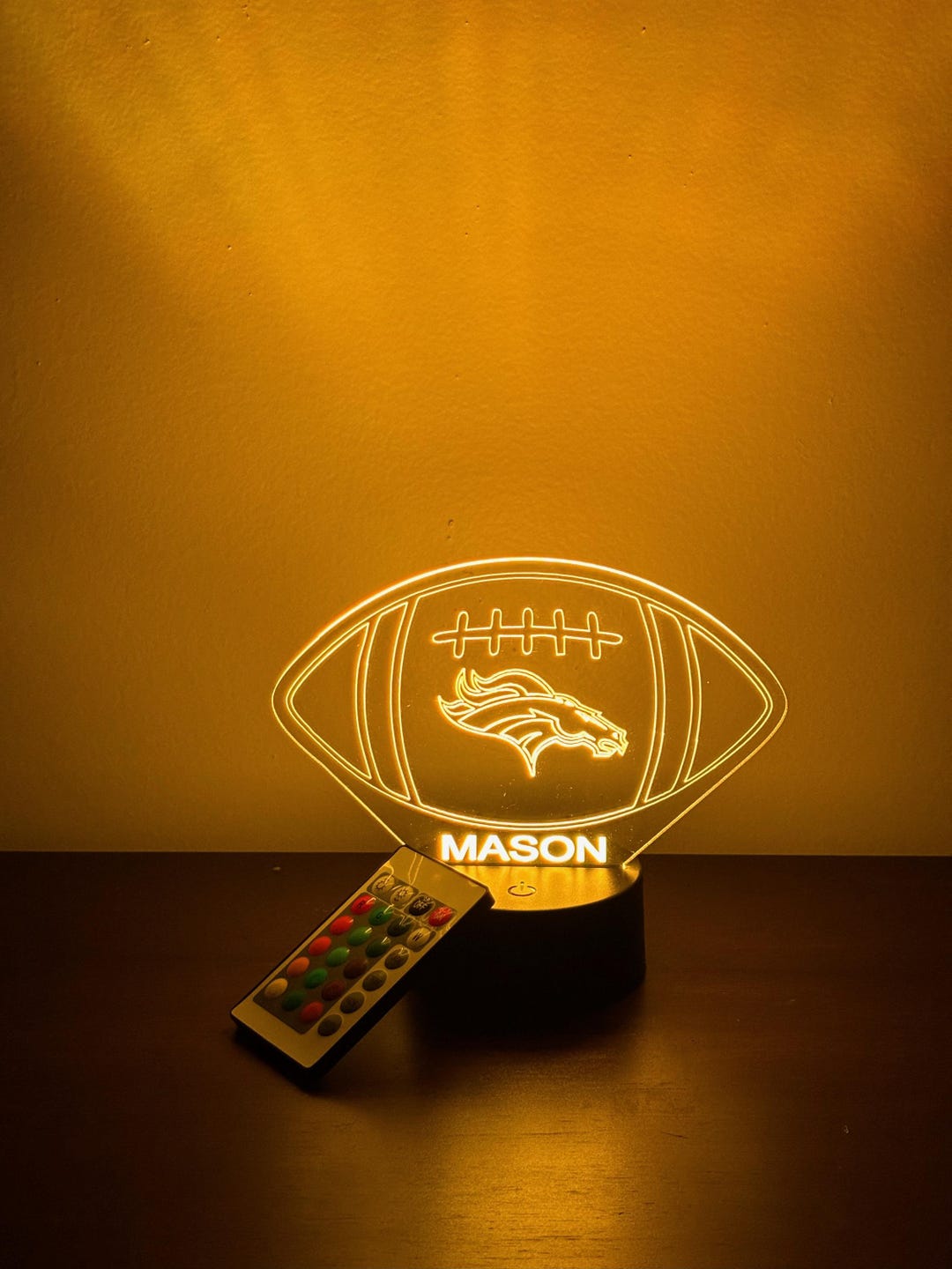 Wolves Fc Led Light Night Light up LED Football Sports Team Player Fan Room Décor Includes ...