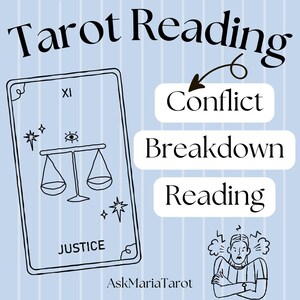 CONFLICT BREAKDOWN Tarot Reading Tarot Cards
