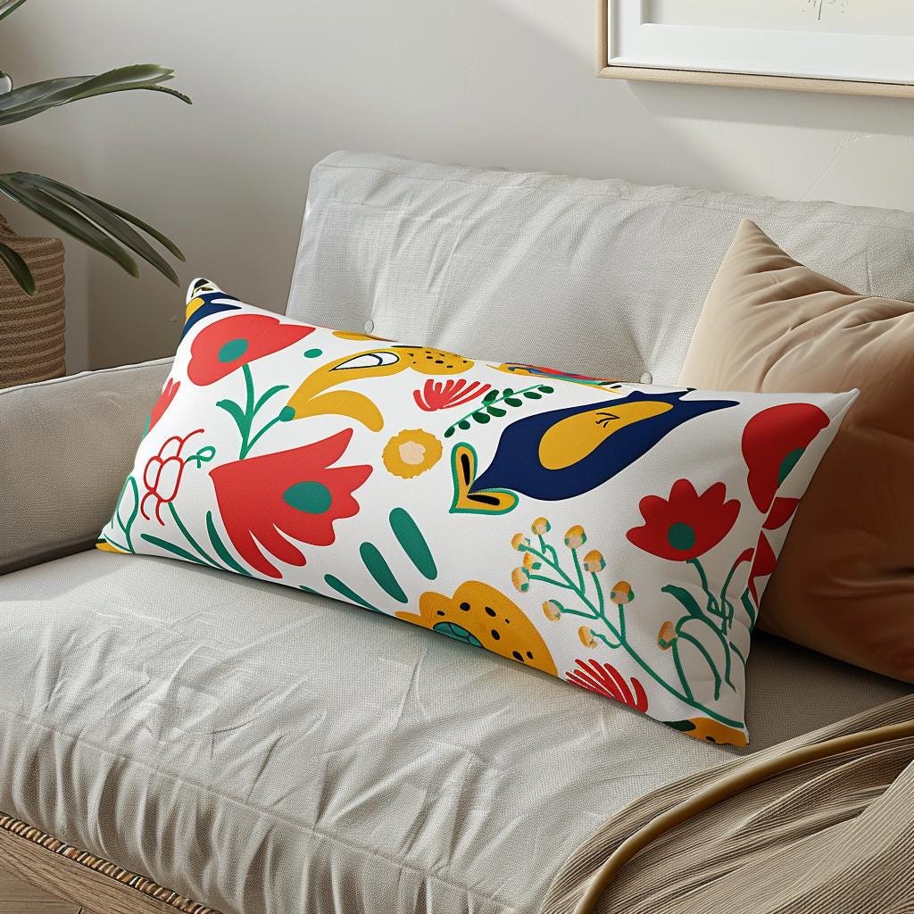 Lumbar Custom Body Pillow with Picture, Ships Next Day | Made in USA  | Double-Sided Print |  Zipper Soft Cosy