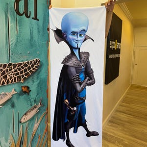 Custom Body Pillowcase a banner with a picture of an alien on it