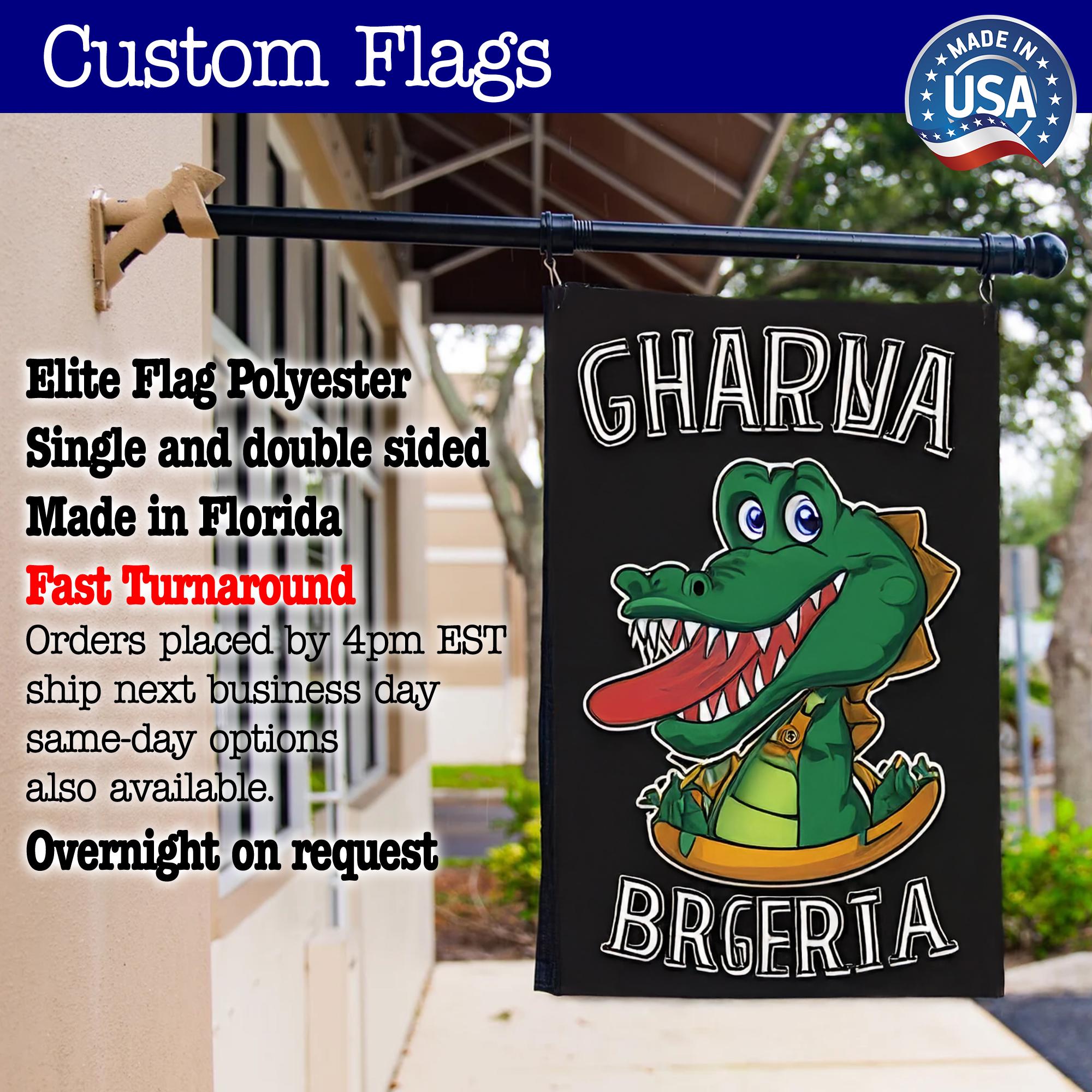Double Sided Custom Flag - Etsy