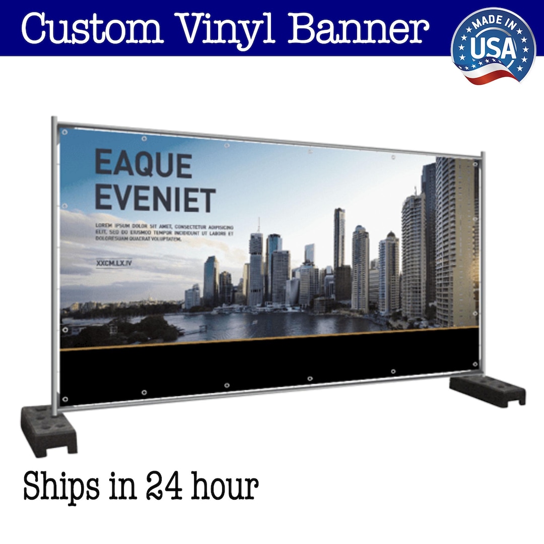 Custom Message Banners Custom Vinyl Banner - Personalized, Advertising, Event Banner - Print ...