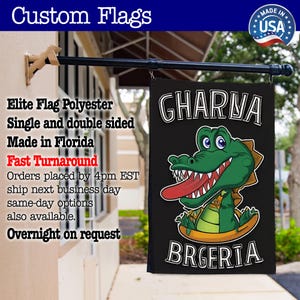 Custom Flag | Any Size | Single or Double sided Polyester Flags | Personalized Flag Photo Text Design Sports Company Advertising Banner