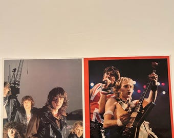 Def Leppard Lot Of 6 Standees/Color Ads.