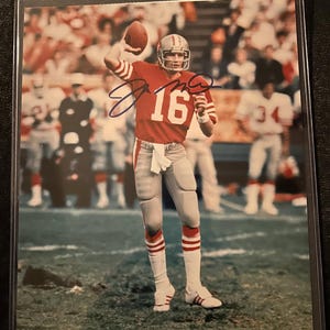Joe Montana Autographed Photo
