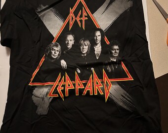 Def Leppard Brand New Original Concert T-Shirt