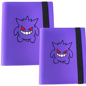 Archivador de cartas Pokémon Gengar: capacidad para 160 o 360 cartas, de carga lateral