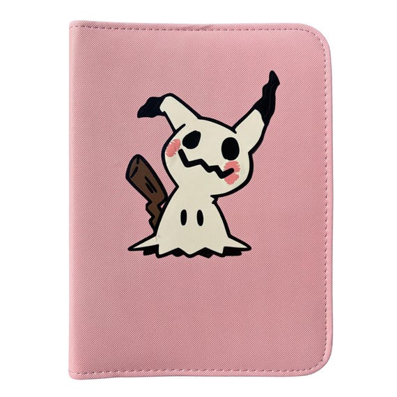 Mimikyu Pokémon Ring Binder – 4-Pocket 2×2 TCG Album, Refillable, Holds 400 Cards