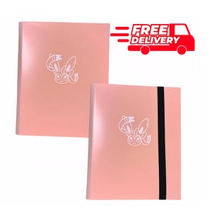 Reliures de cartes Pokémon Sylveon Évolution - Capacité de 160 ou 360 cartes - Chargement latéral