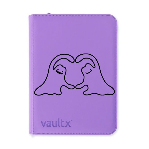 purple pokemon card binder | Pokemon Binders for TCG Cards extra rigid front and rear covers made from non CHANDELURE - Pokemon TCG Binder