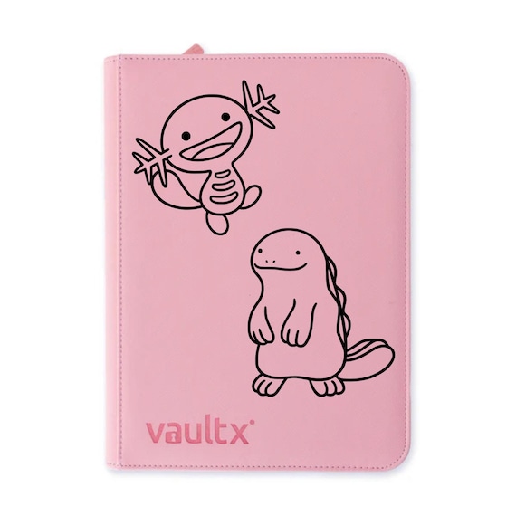 pink binder cards I cant get over how pretty these pink binder pages are  If youre a TCG  girly, you know how hard it is to find a binder that is pink inside!! This  one is from @sansekingtcg & you can use CASS to