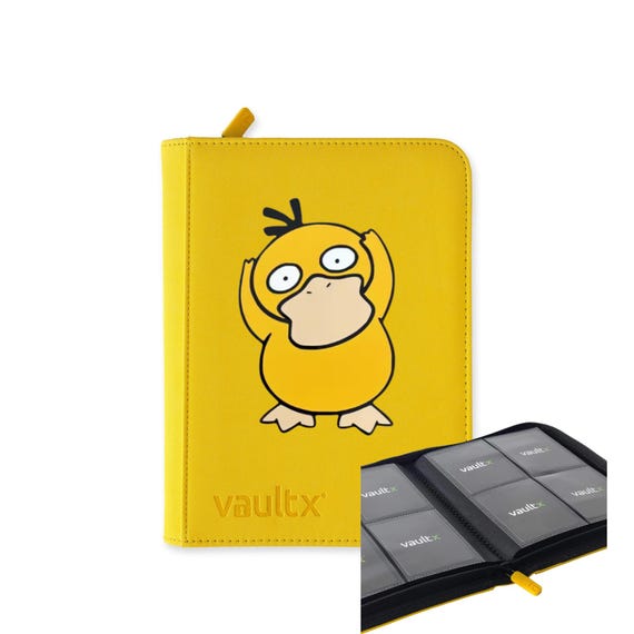 Psyduck Pokmon Vault X Binder 4 / 9 / 12-pocket, Zip-up, Yellow Collector's Binder - Etsy Israel Psyduck Pokmon Vault X Binder 4 / 9 / 12-pocket, Zip-up, Yellow Collector's Binder - Etsy Israel