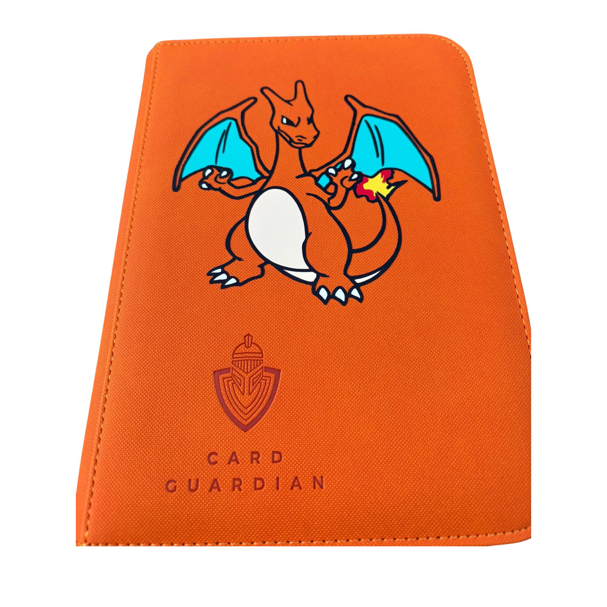 Charizard Pokmon Card Guardian  4 / 9 / 12-pocket, Standard and Toploader  Options. Orange Collector's Binder - Etsy
