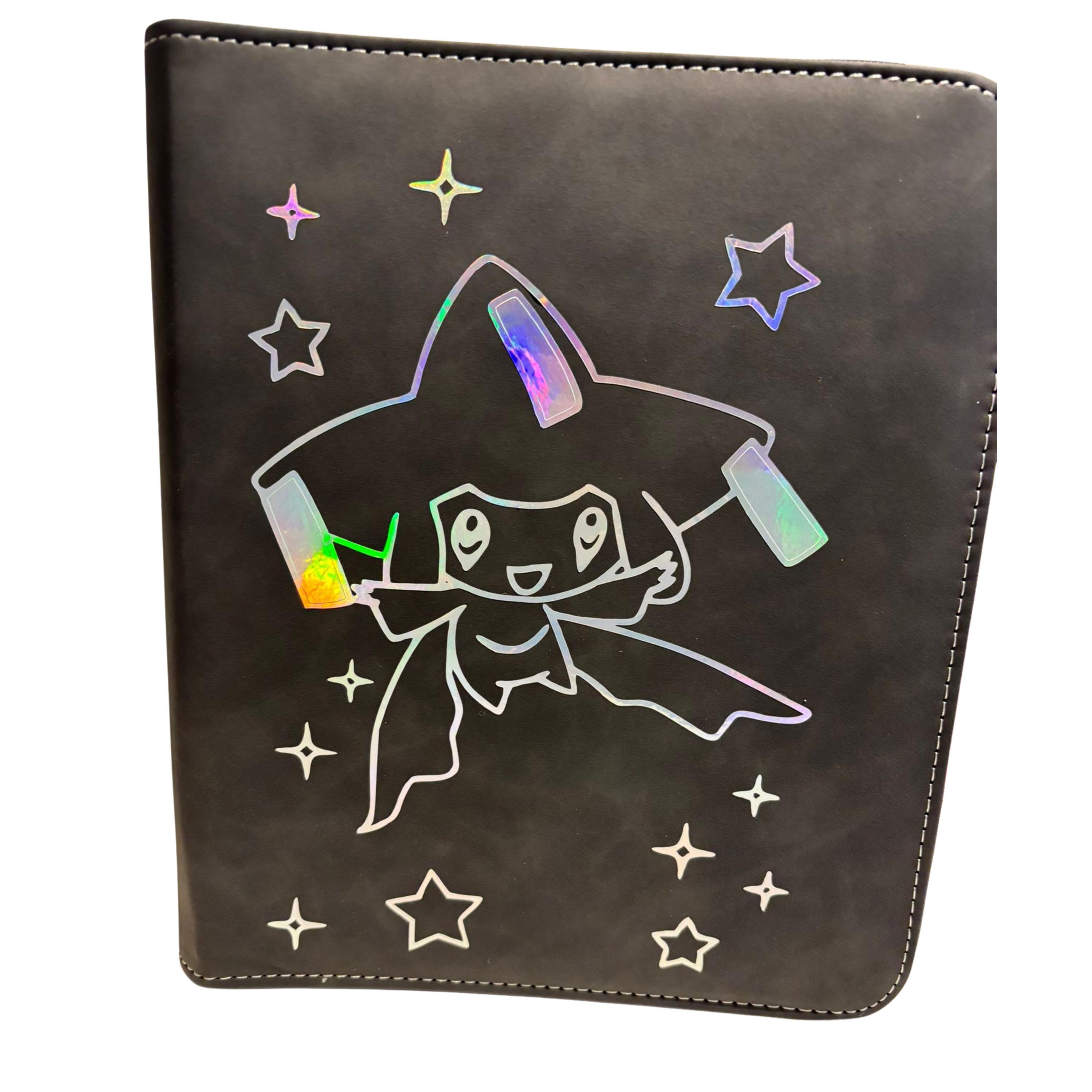 jirachi card binder Pokemon 4 Pocket Binder Stakataka/Jirachi