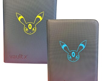 Umbreon / Shiny Umbreon pokemom Vault X  – 4 / 9 / 12-pocket, Black Collector’s Binder