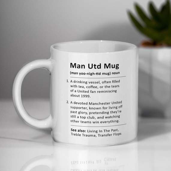 Funny Man United Mug, Humorous Gift for Manchester United Fans, Football Banter for Man Utd Supporters, Gift from Man Utd Rivals,