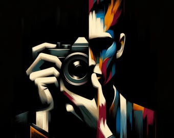 The Photographer: Dual Style Minimalism and Abstract Expressionism