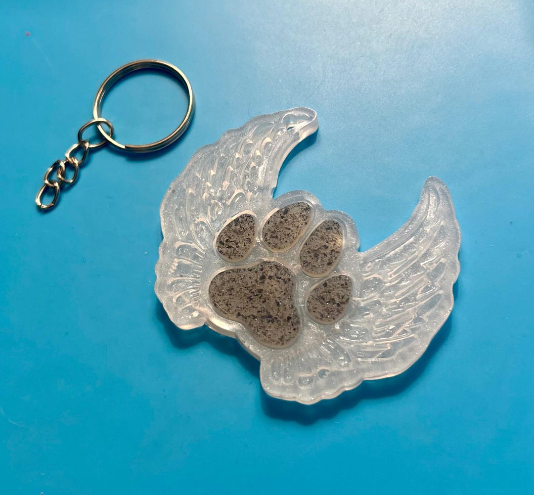 Paw Ashes Keychain - Etsy