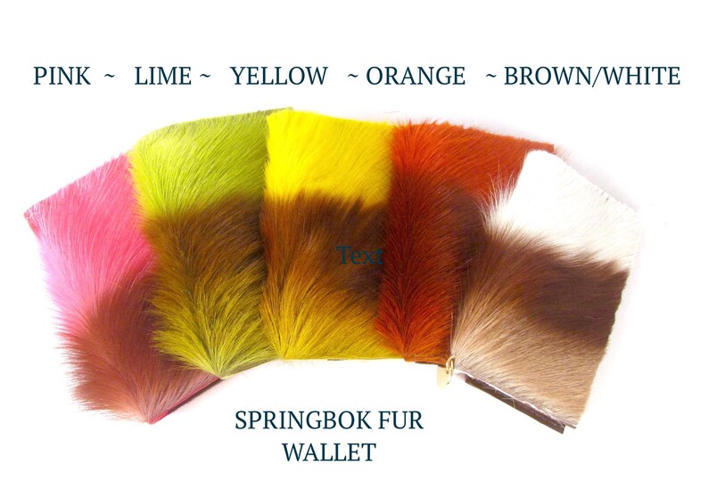 Pink Fur Wallet Etsy