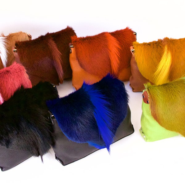 Springbok Fur Handbag: South African Leather Bag