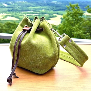 Olive Green Bucket Bag - Etsy display picture 1